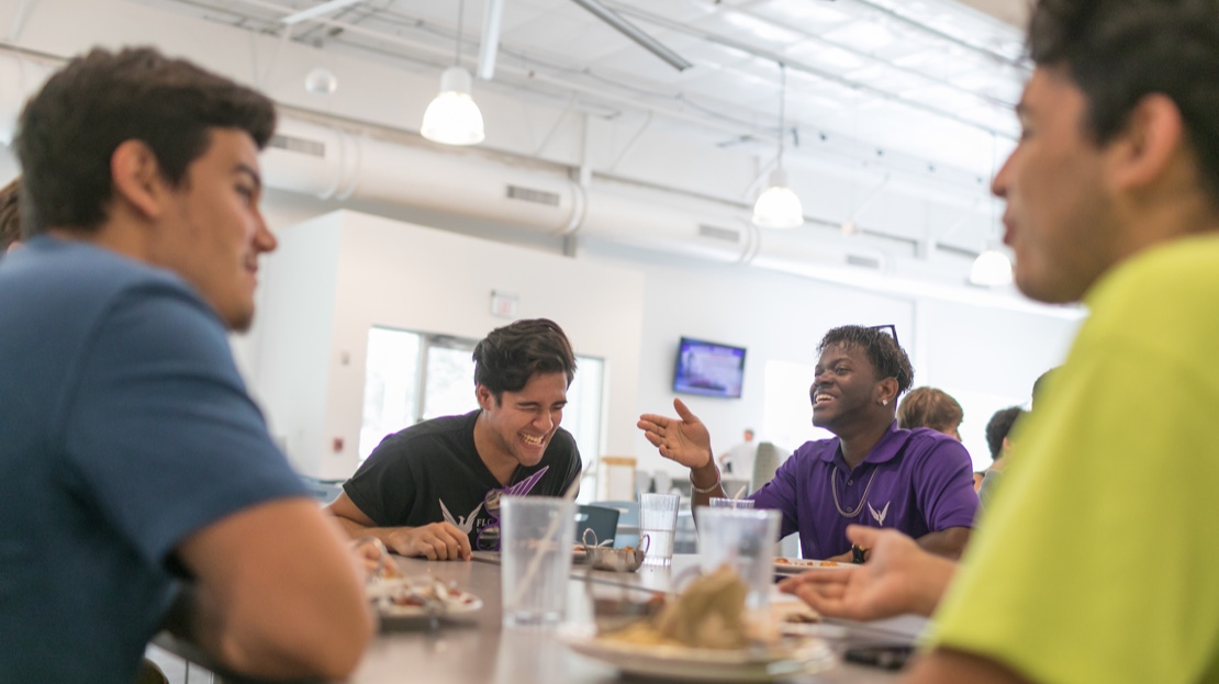 Group of students laughing